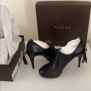 Authentic Gucci Bamboo ankle booties--NIB